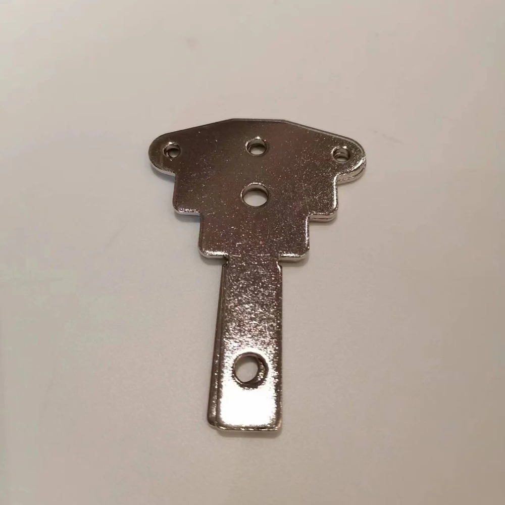 Customize Metal Key Chain Clamps Bracket Plate Tray License Frame Buckles Business Tags Cards Bookmark Shelf Locking Ring Parts