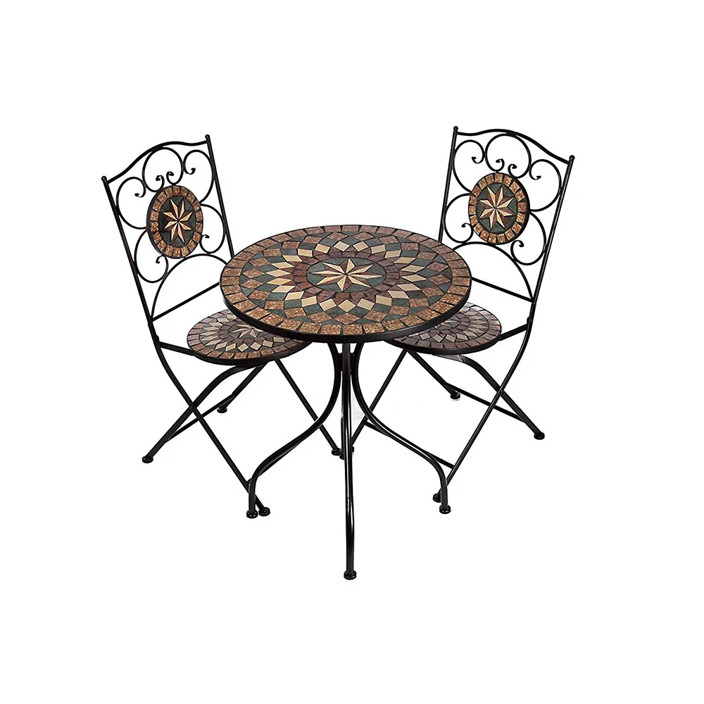 outdoor poly wooden dining table and chairs ploywood furniture