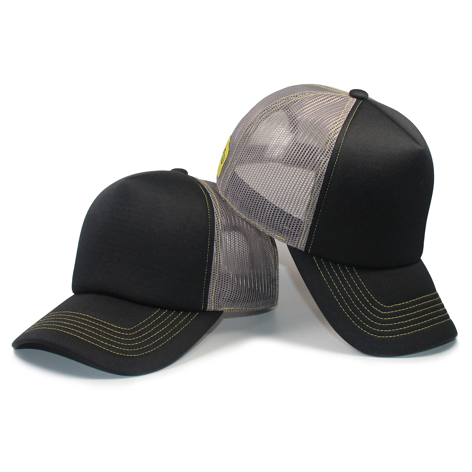 Two Tone Trucker Hat Summer Mesh Cap with Adjustable Snapback Tucker Cap