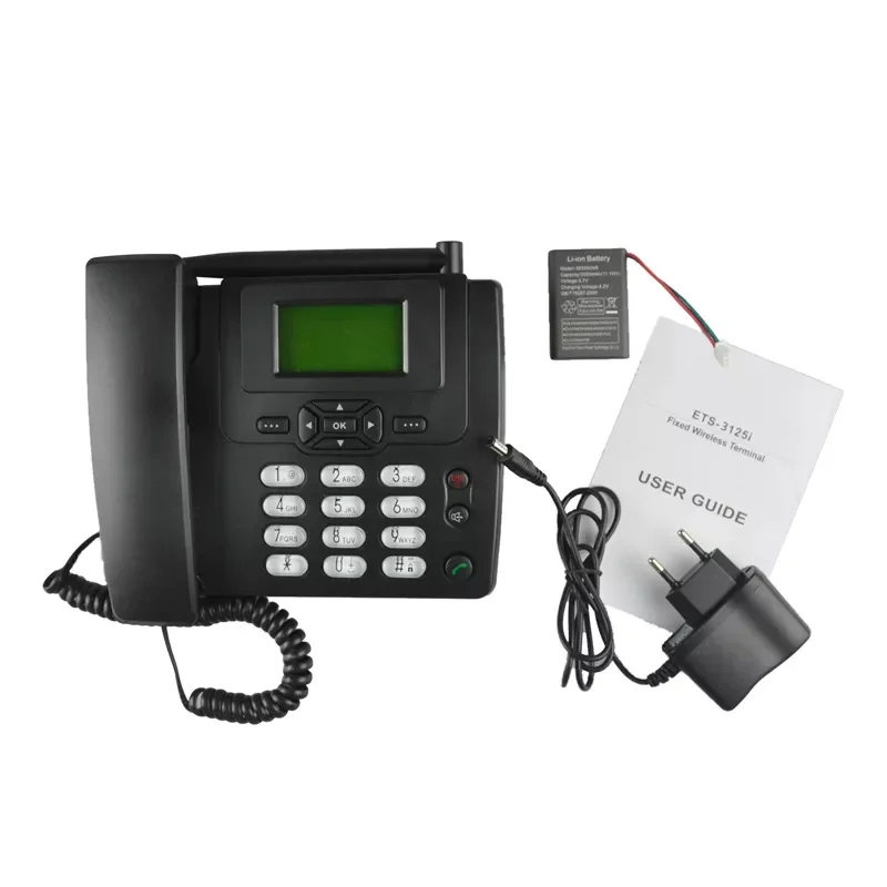 Speed Dial Keys Amber Backlight LCD Realtime Signal Strength Display GSM FWP Fixed Wireless Phone