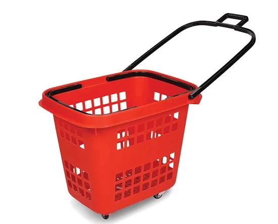 Пластиковая корзина для покупок с сертификатом CE мини-корзина супермаркета горячая
