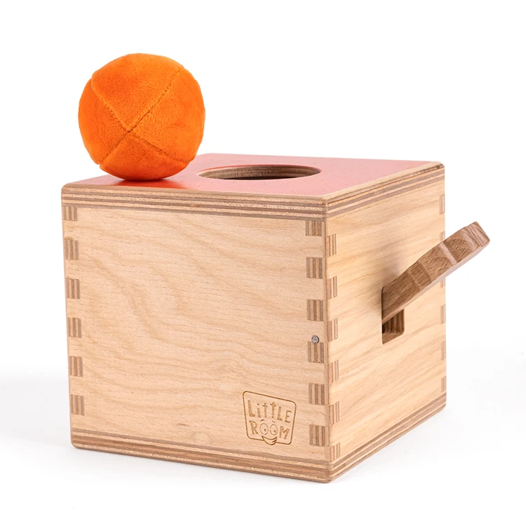 Babies Wooden interactive educational gifts funny toys natural Cat Pet toys games Scratching board Baby montessori Box