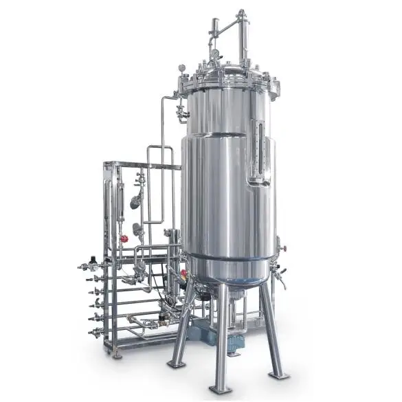 bottom mixing bioreactor fermenter equipment mixing machine fermentador yogur 200 litros