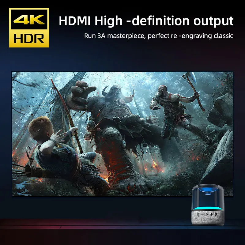 X16 64G 4kHD TV Game Stick Built-in 20000+ Games Wireless Gamepad Retro Handheld Game Player for GBA/DC