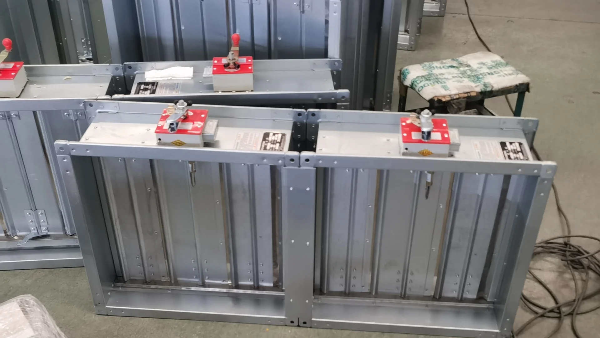 Square Fire Damper for HVAC Duct Smoke electric or motorized fire damper