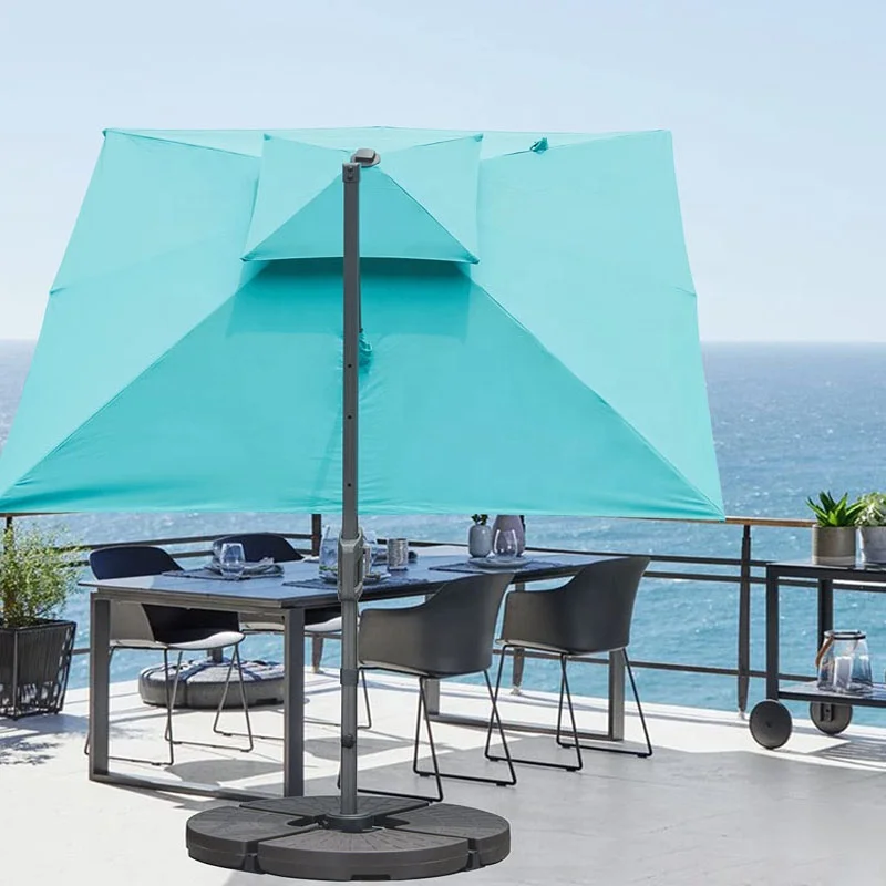 2021 garden umbrella color customizable outdoor sunshade with skylight