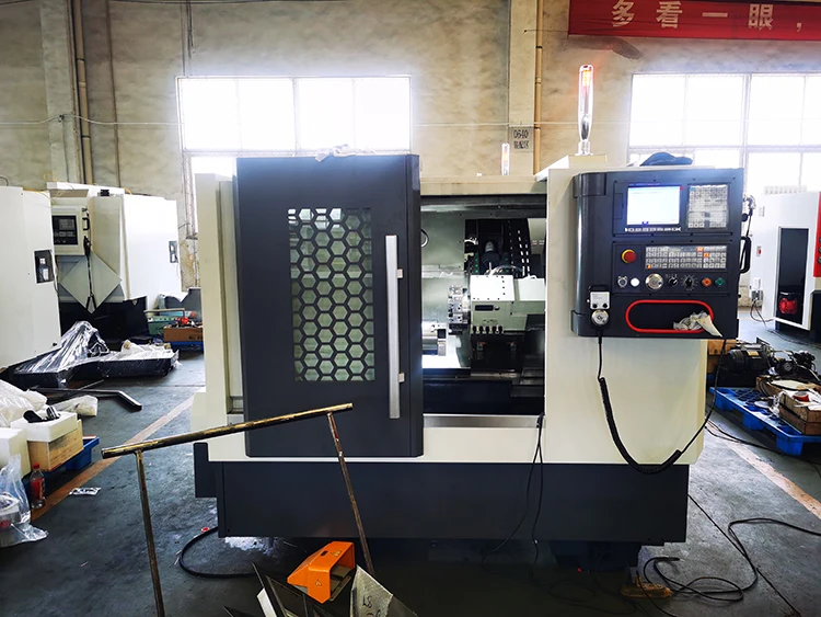TCK46A High Speed Taiwan Linear Rail Slant Bed CNC Lathe Machine