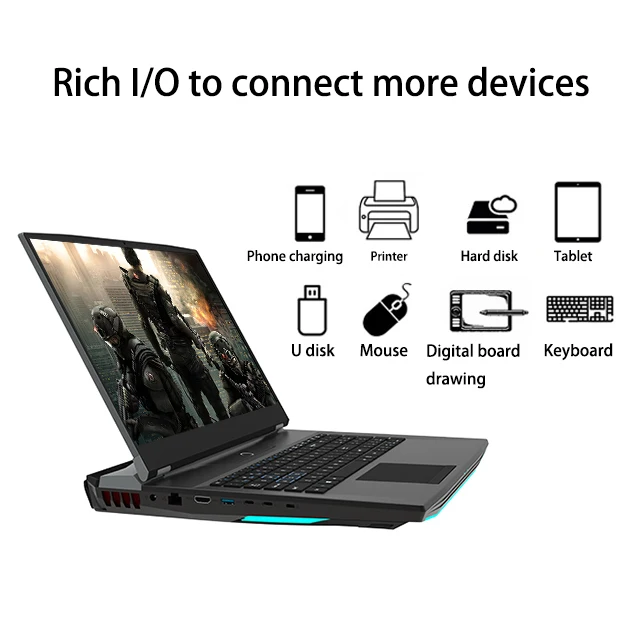 China Supplier Wholesale Price 17 Inch Laptop With Android OS 64GB 128GB 2 in 1 Tablet Laptop Computers