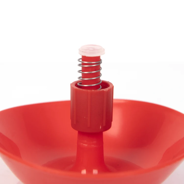 Poultry spring drinking cup for chicks and duck drinking adjustable drinker