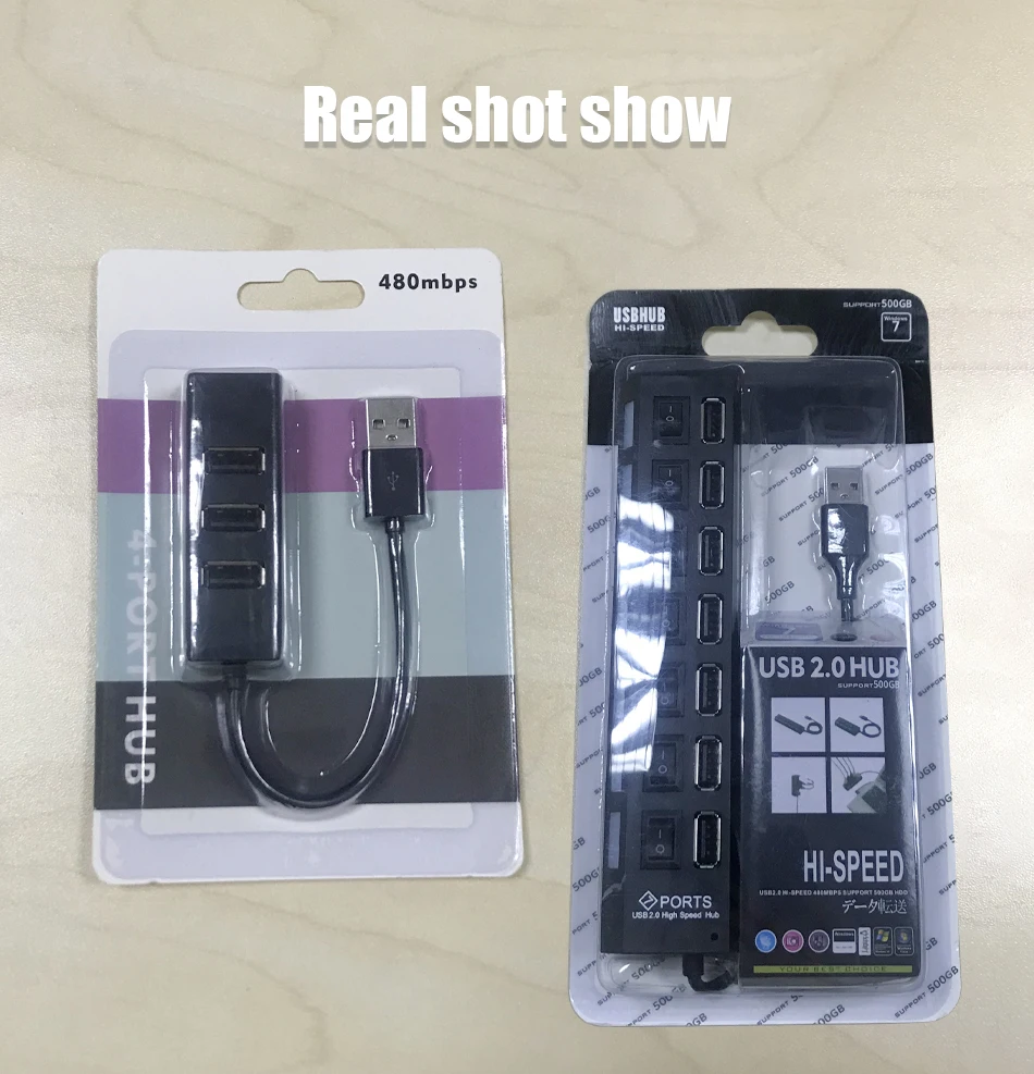  USB-адаптер для ноутбука 7 портов USB 480 2 0