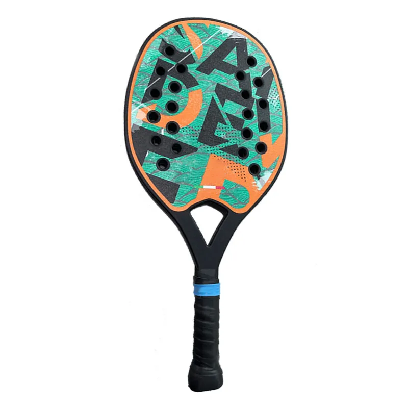 UNIKER SPORT Beach Carbon Paddle Racket with Soft EVA Core Tennis Racket Outdoor Indoor Sport