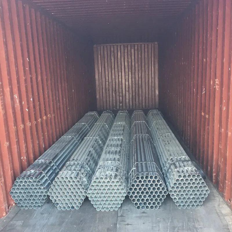 ASTM A53 SCH40 25mm Galvanized Welded Steel Pipes GI Round Zinc Coated Iron Pipe