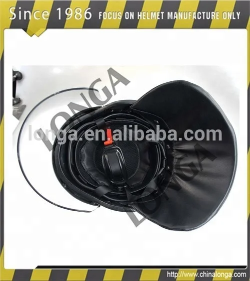 Factory supply Standard abs high impact anti fog  Anti riot helmet with visor
