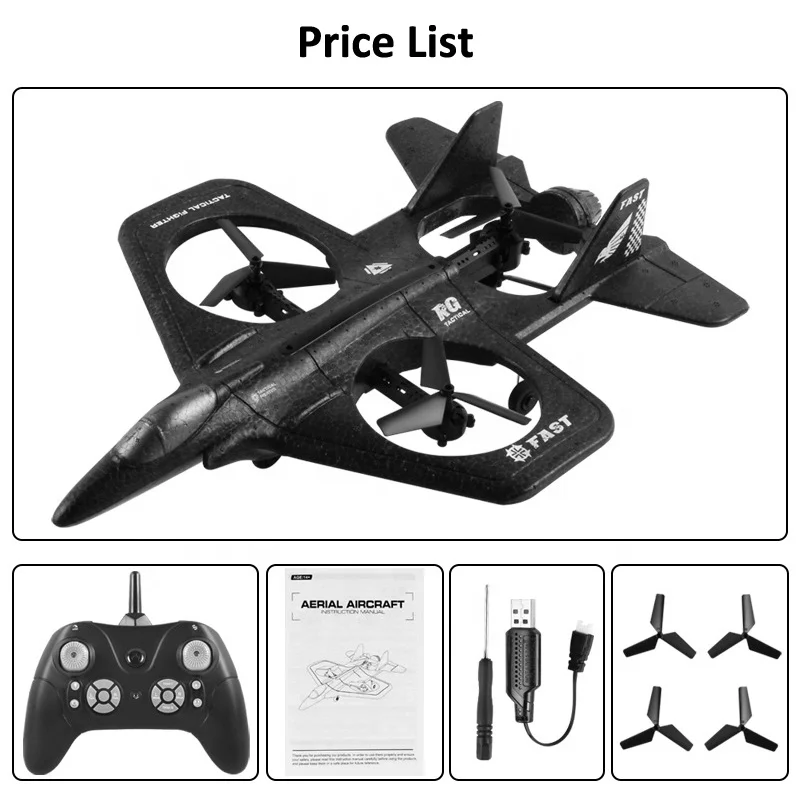 LH-X66WF Wifi Control Headless Mode RC Aircraft 2.4GHz 4CH 360 Degree Roll RC Airplane Toy With Camera For Children