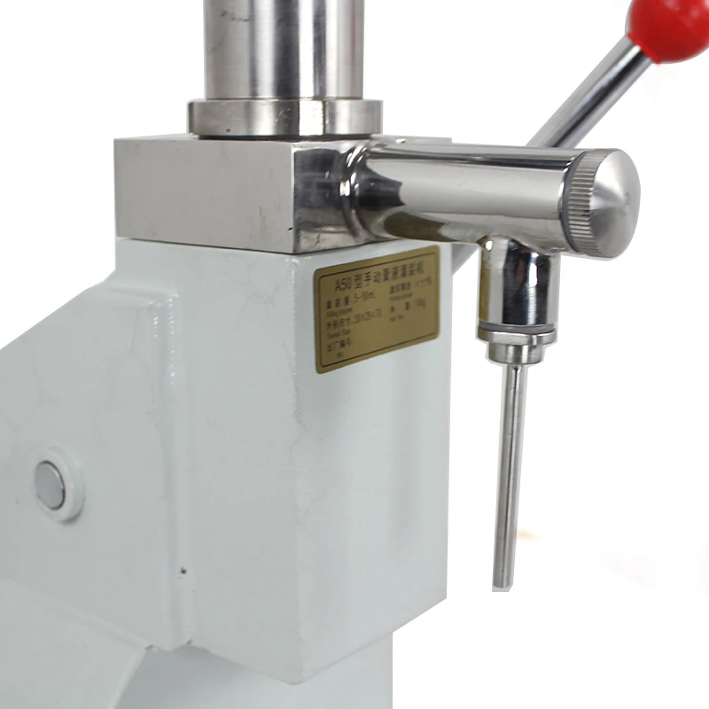 Portable manual machine for filling machine tomato paste, hand machine for filling тюбиков for hand cream, honey, glue