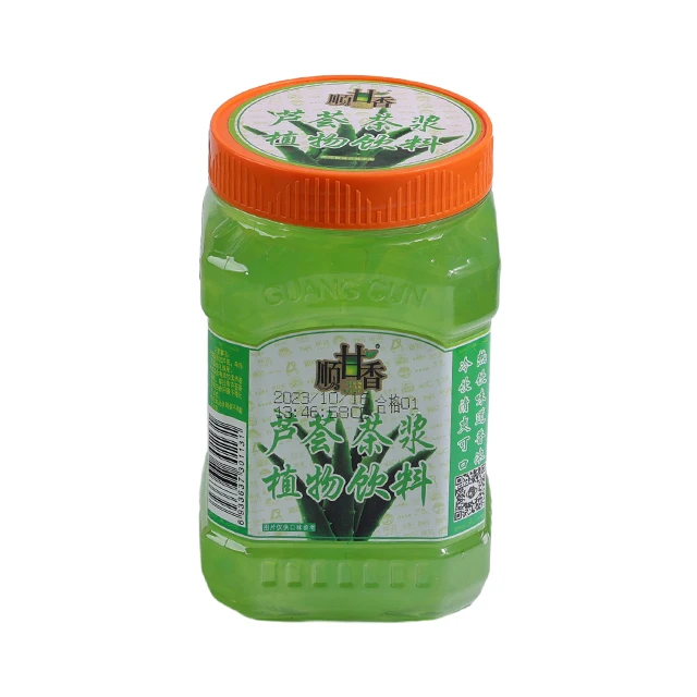 Hot selling high quality 1kg fruit tea dessert aloe jam jam puree for pearl milk tea