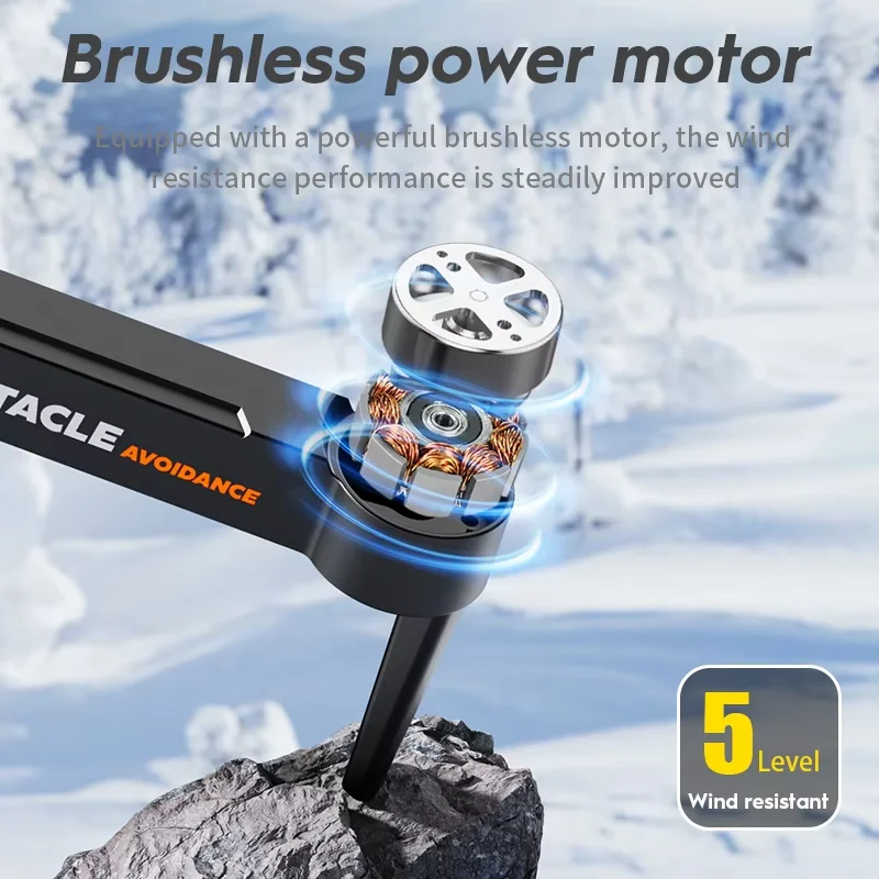 E88S Mini GPS Drone with SD Card Support Adjustable Camera Angle Multi-Point Route Planning for Beginners