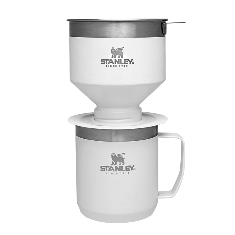 Christmas 2024 Gift Water Bottle Vacuum Table Top Cup 370 Ml Coffee Filter Set-white Sublimation Mugs