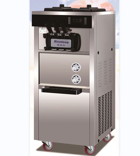 New Arrival ice pack making machine 3 Flavors ice-cream machine  Stainless Steel portability ice cream freezer