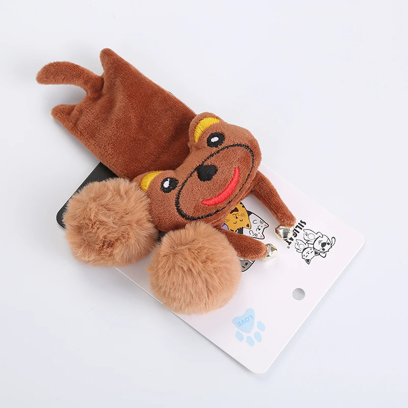 new animal Shape Play Gift Pet Cat Toy Set fake fur cat ball