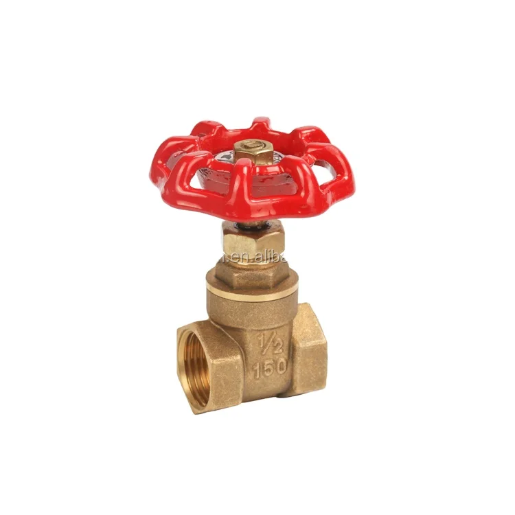 Taizhou Factory Directly Supply Wheel Handle Forged Brass Gate valve Female Threads Valves