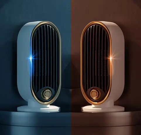 Dropshipping portable mini electric air space PTC room heater fan