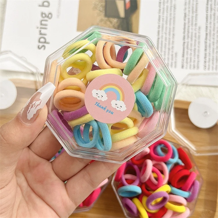 40pcs Baby Hair Ties Toddler Hair Ties for Girls Kids Elastic Hair Bands Ponytail Holder