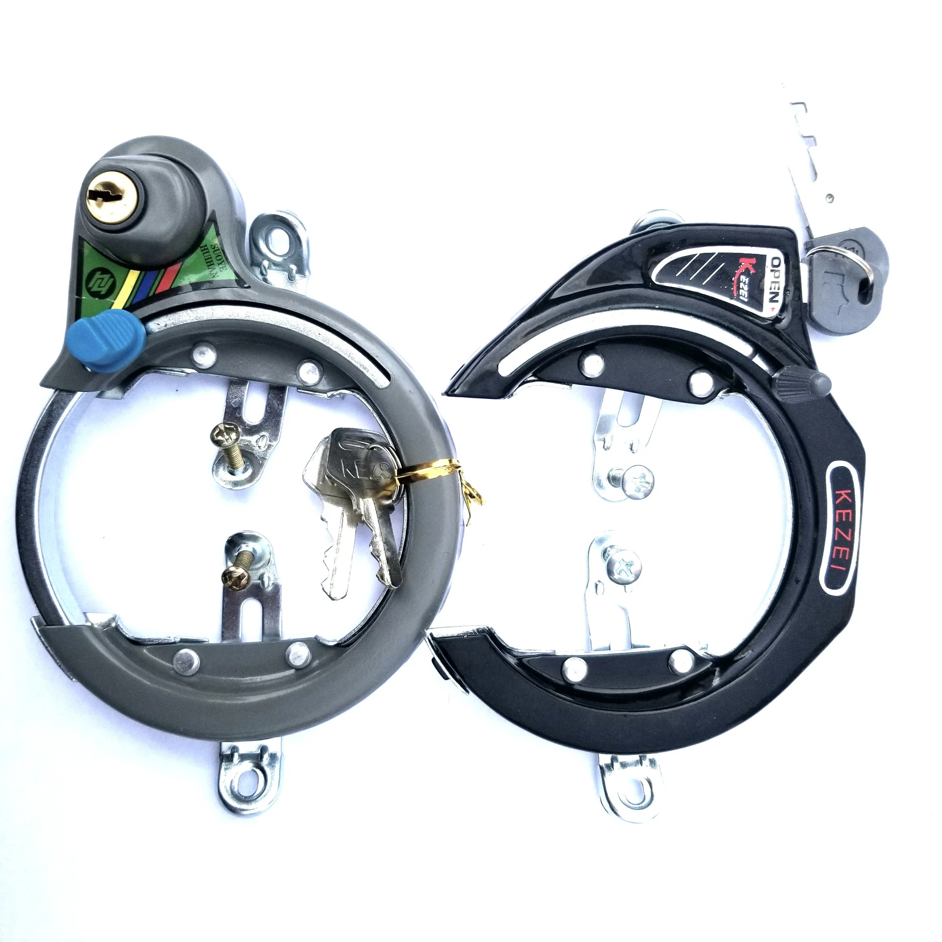 High Quality Bicycle Front Fork Lock Electric Vehicle Anti-theft Bicycle Portable Lock