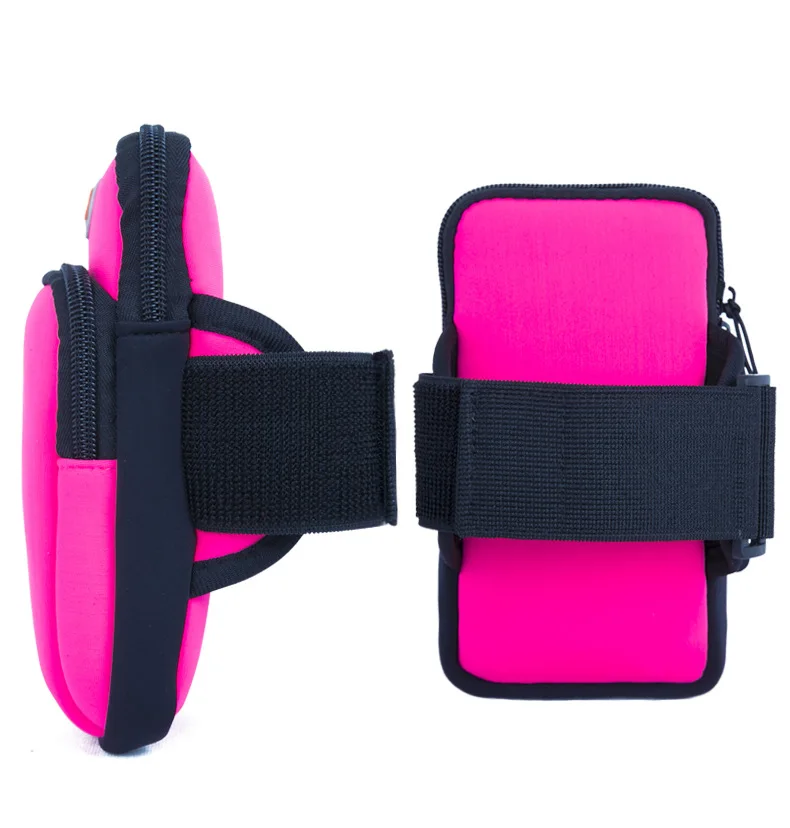 Arm Band Bag Reflect Light Wrist Pouch Holder Armband Cell Phone Case Headset Sport Running Mobile Phone Bags