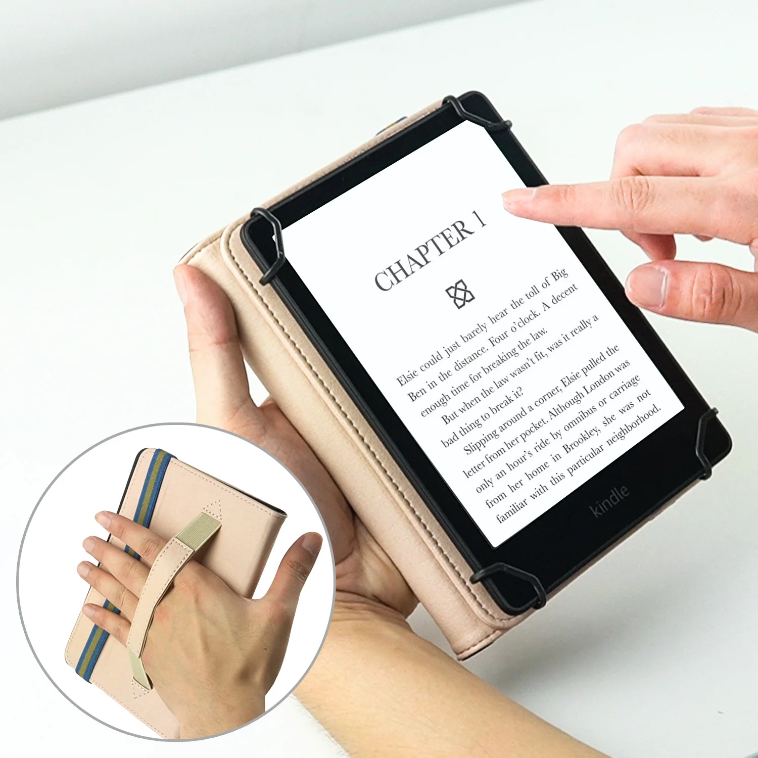 6/6.8 Inch Universal Case for kobo/ Pocketbook /kindle/sony e-book  Reader Rotating 360 Degree Protective Cover