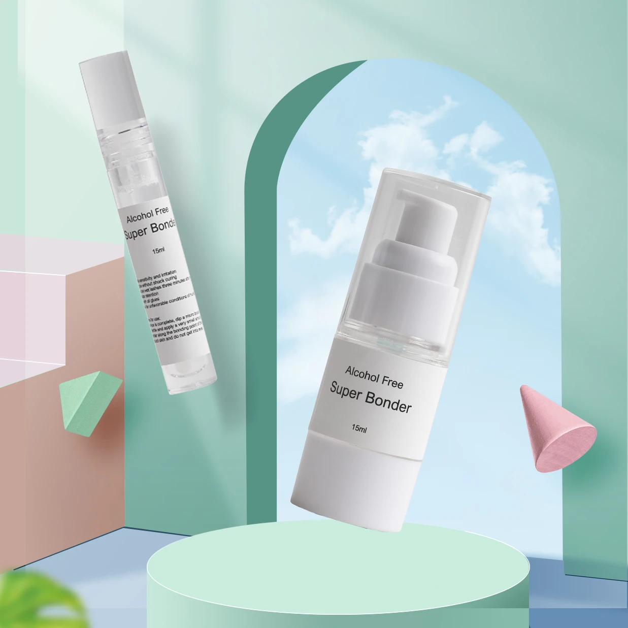 Private LOGO Multiple bottle choice Alcohol free super bonder eyelash extensions glue after care