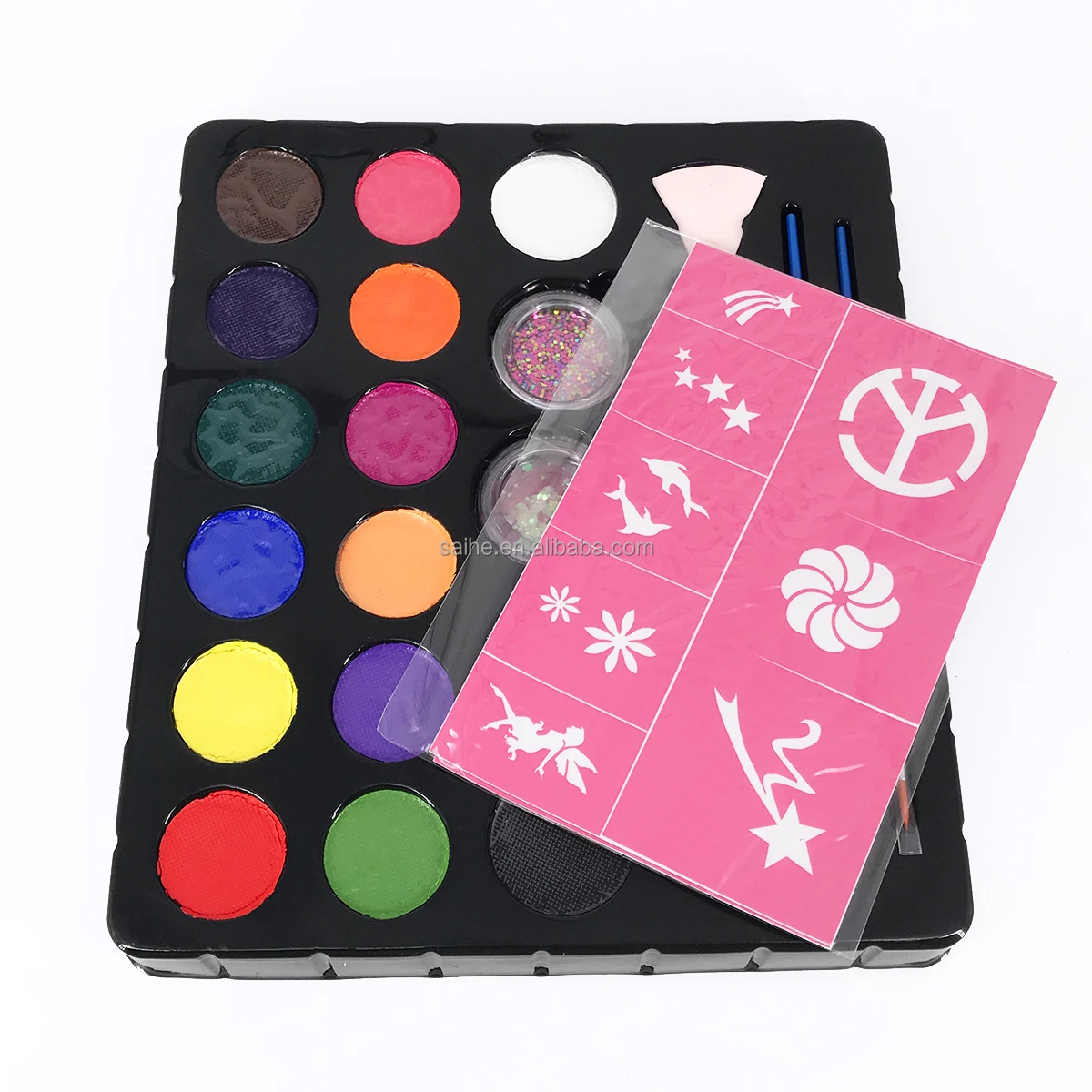 Wholesale Hypoallergenic Kids Paint Palette Vegan Professional Waterbased Face&Body Paint Kit