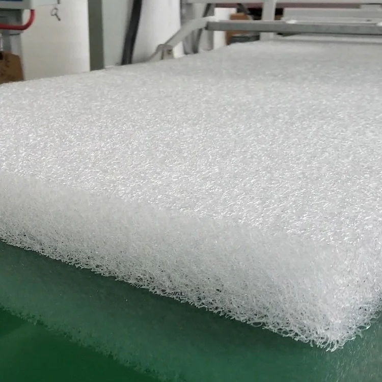 China Luxury White Hotel High Polymer Material Spring Bedding Mattress Quilting Polyethylene Fiber Core