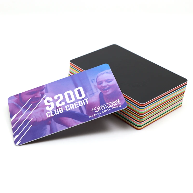 Custom Printable Plastic Membership Promotion PVC Gift Cards With QR code