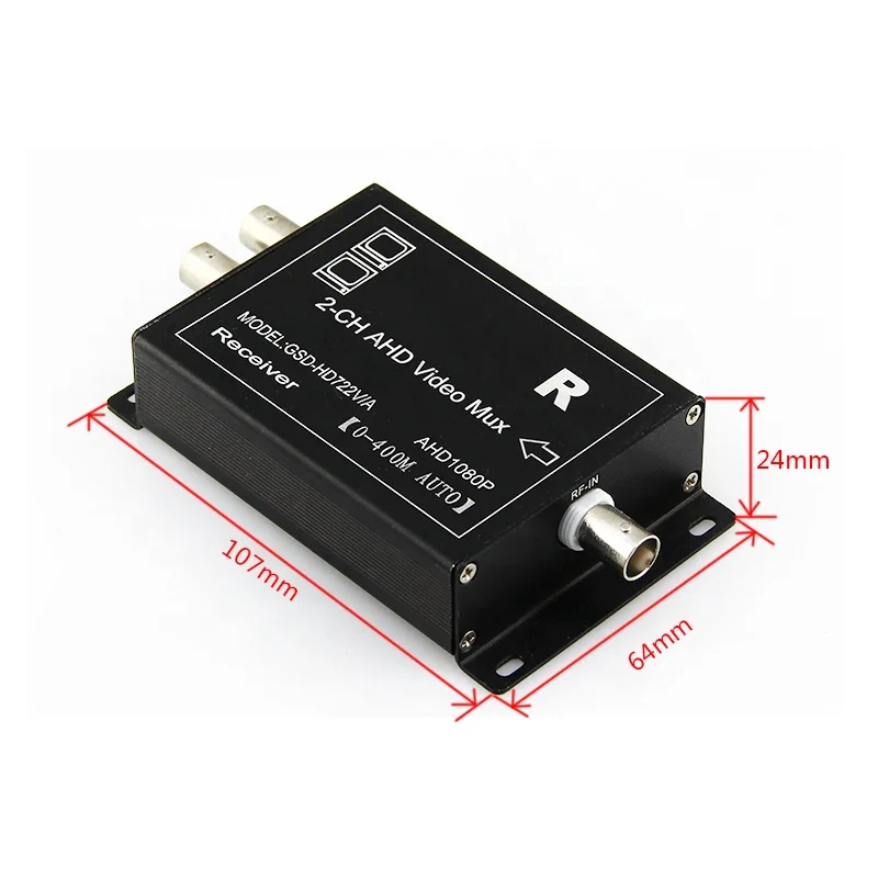 2port ahd video multiplexer/tvi video converter