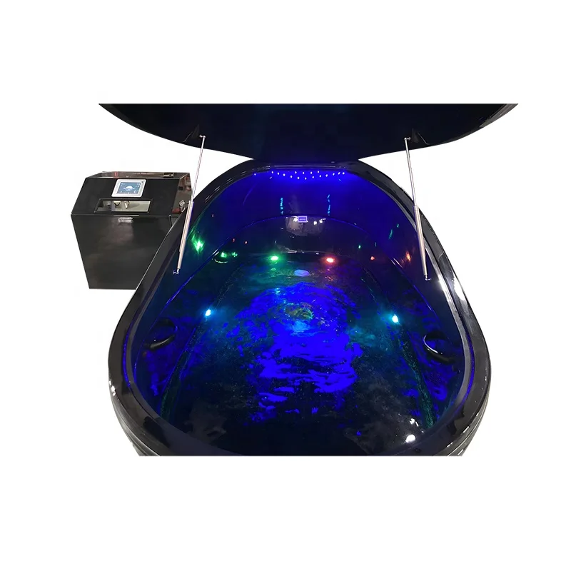 new big ozone steam water hydro floating swim sleeping sensory deprivation slim body therapy filter salt water tank pod spa bed