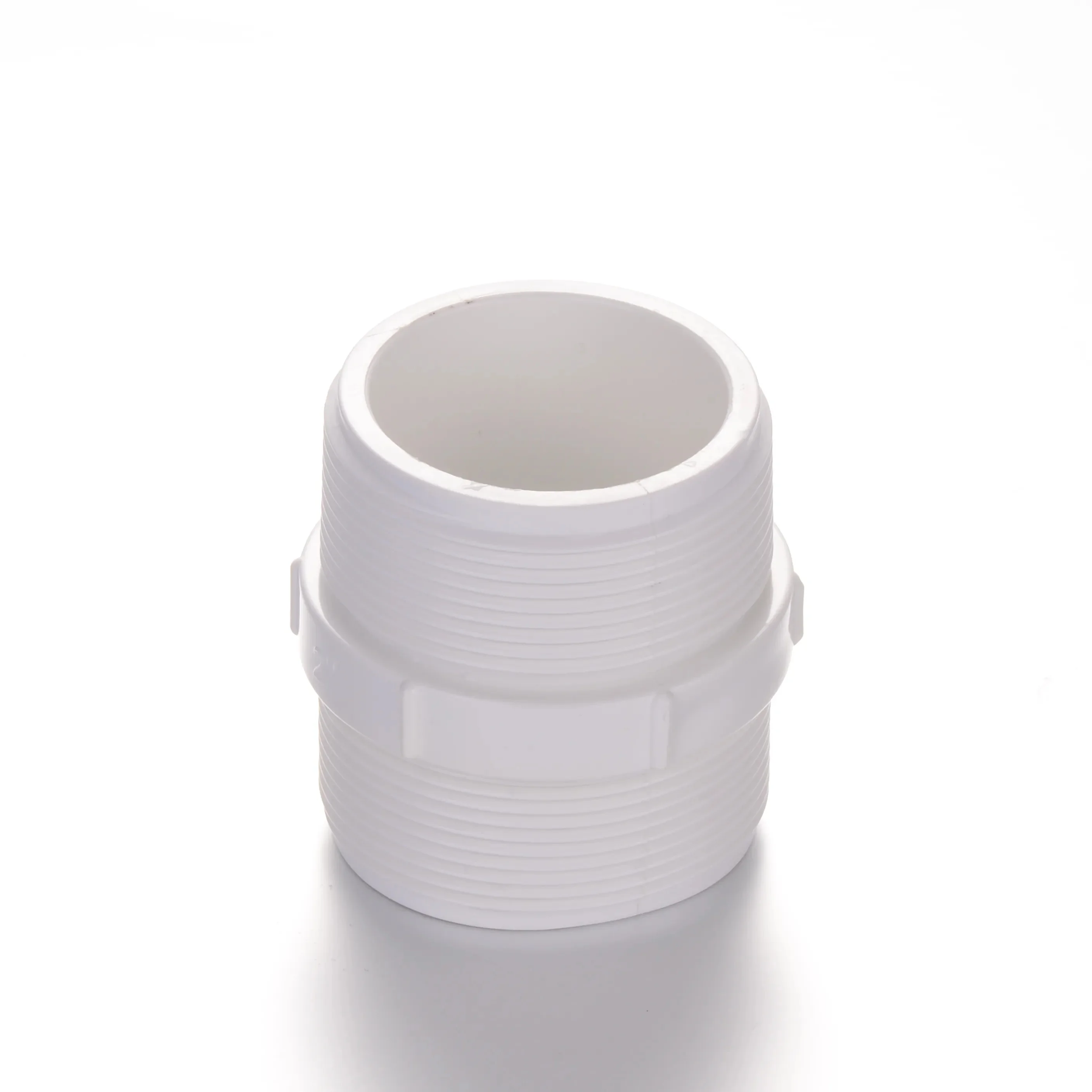 PVC pipe fittings Plastic Male Coupling BS Standard Nipple