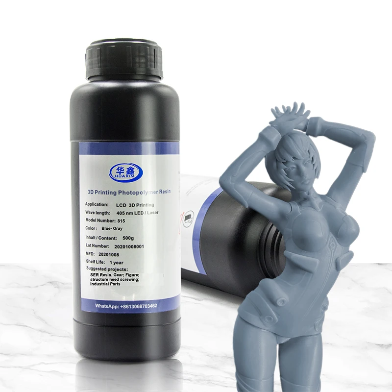 Huaxin Special Engineering High Flexible 4K Try Flex Resin For DLP LCD 3D Printer