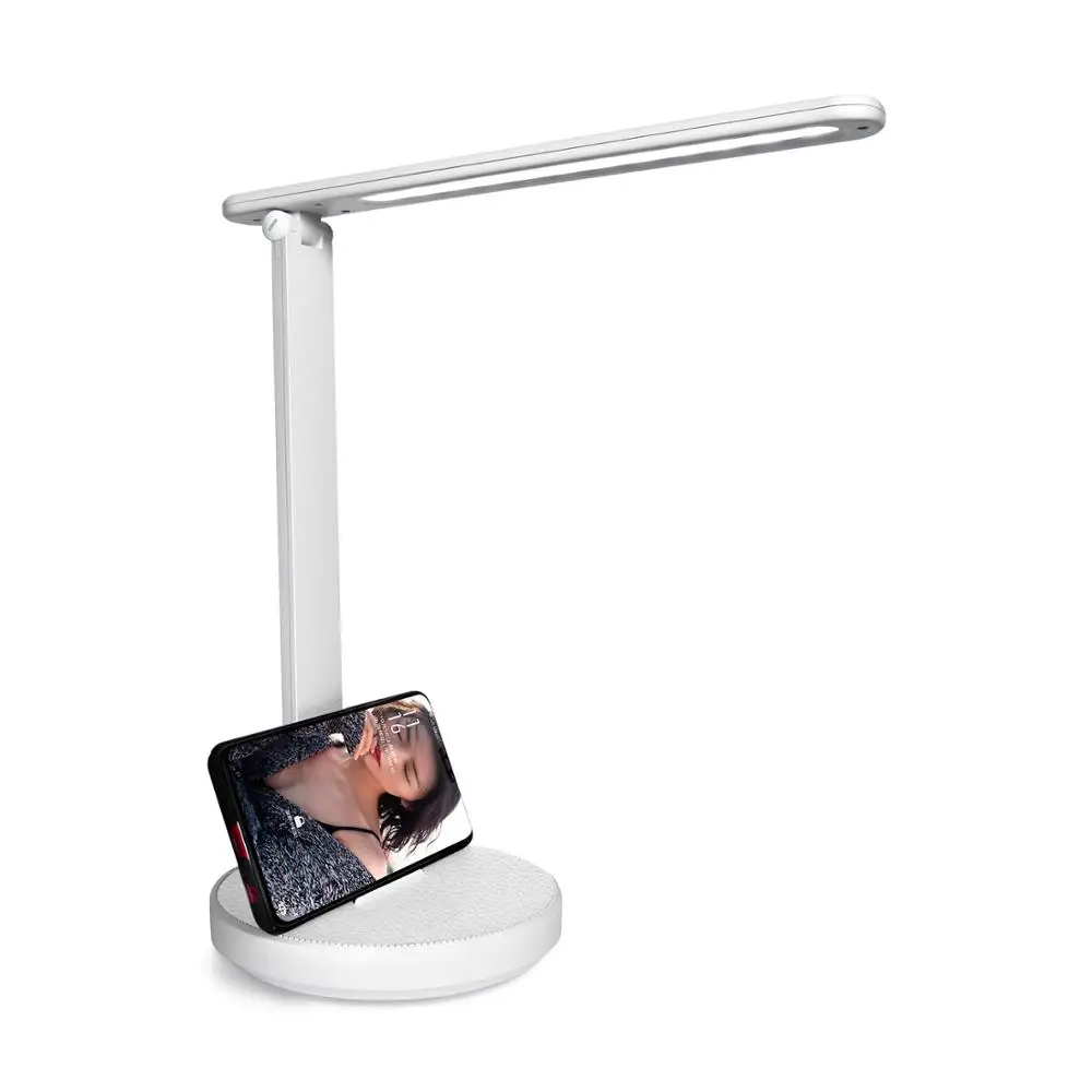 Flexible Dimmable Modern Office Lamp Touch Light Decorate Hotel Reading Study Led Desk Table Lamp With USB and holder