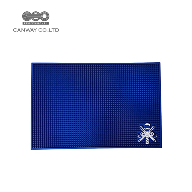 Rubber Silicone Salon Waterproof Hairdressing Tools Pad Barber Mat Flexible Leather Cushion for Hairdresser Barbershop Dedicated