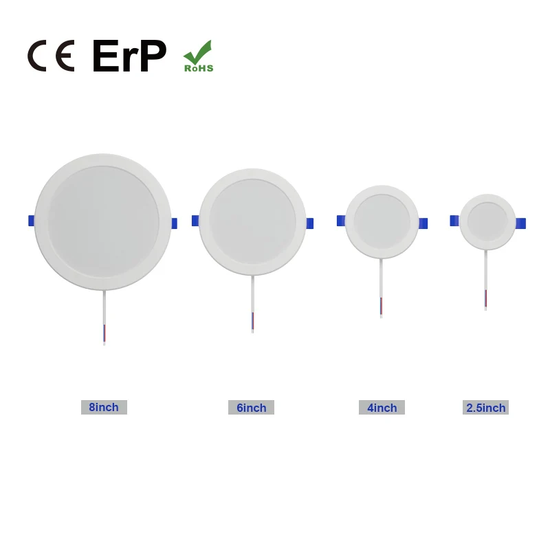 Modern LOW UGR Adjustable Ceiling Downlight Round Ultra Thin Slim Led Ceiling Panel Light For Supermarket Office Hospital