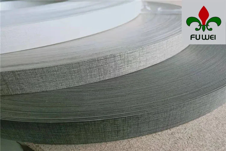 Factory   Good Price Wood Grain wood edge  band trimmer for laminated board PVC Edge Banding For home  Modern Furniture