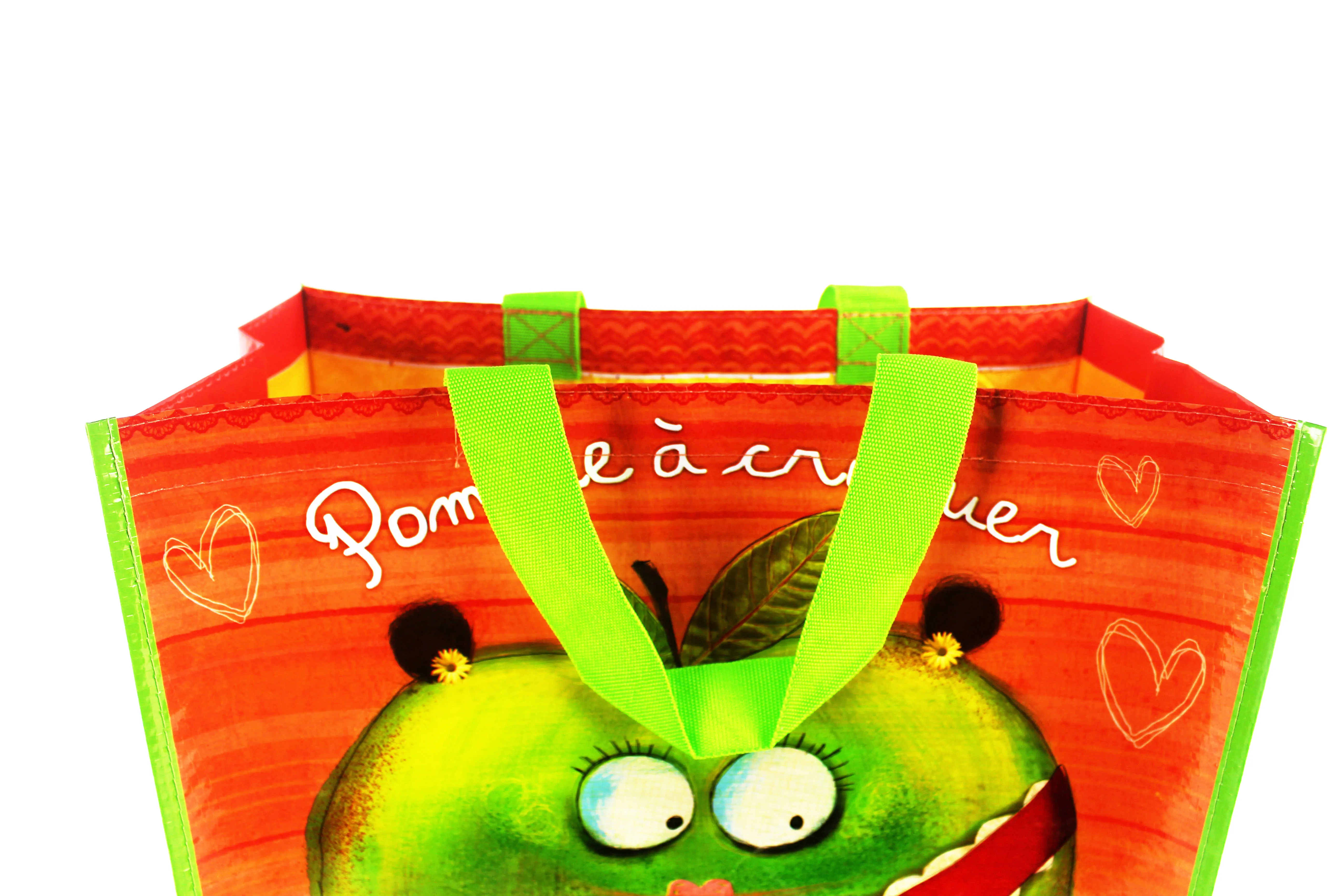
Custom recycle products non woven shopping bolsas packaging 