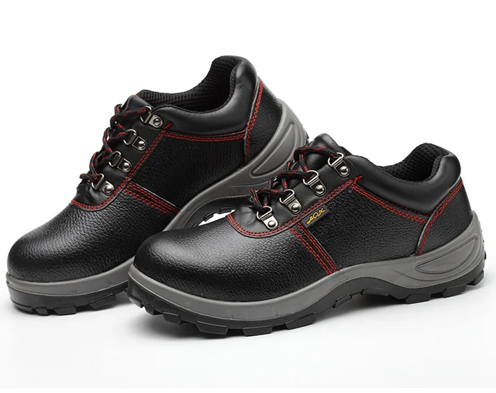hot selling oil resistant shoes safety with composite toe genuine leather safety shoes insulation 6kv safety shoes