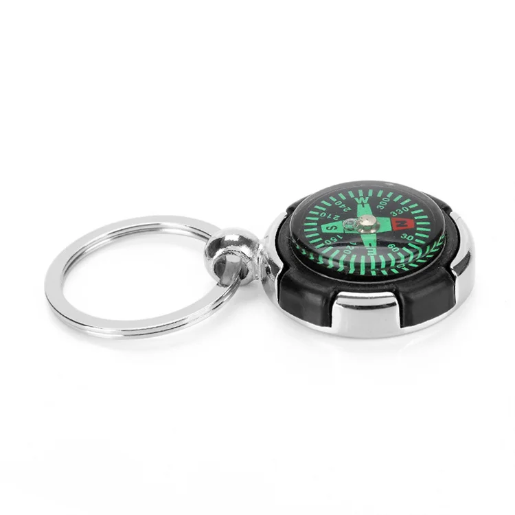 WQF-025 Mini Hanging Compass Portable Handheld Outdoor Sport Camping Hiking Emergency Survival Key Chain Compass