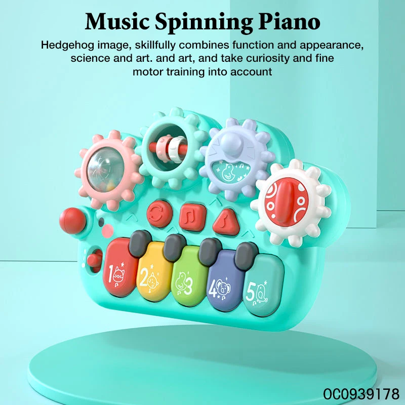 Musical instruments gear mini baby cartoon piano game toy for children