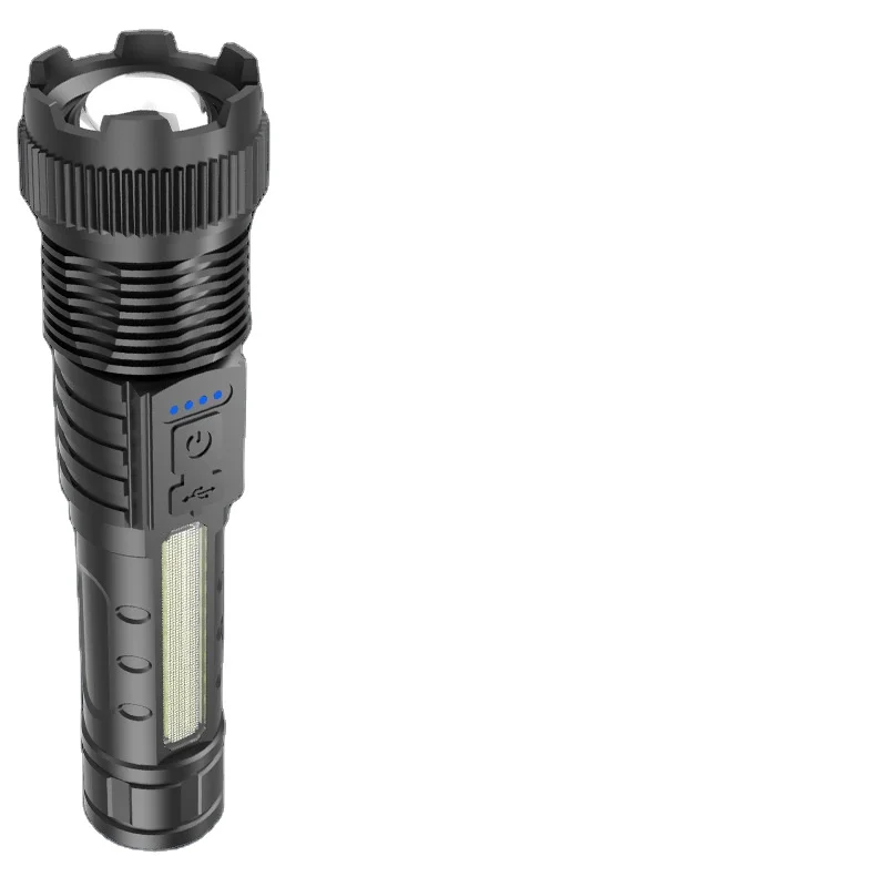 High Power Super Bright 100000 Lumen Torch with clip outdoor Waterproof Long Range SOS Rechargeable  P50 Tactical led Flashlight