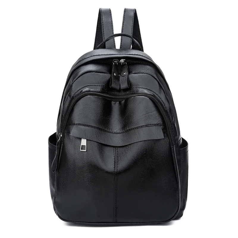 China Supplier New Style Korean Fashion Trend Knapsack PU leather Backpack