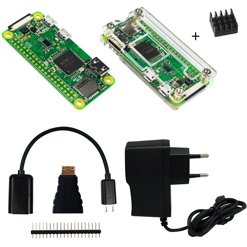 Top quality raspberry pi zero w game full kit with camera and case