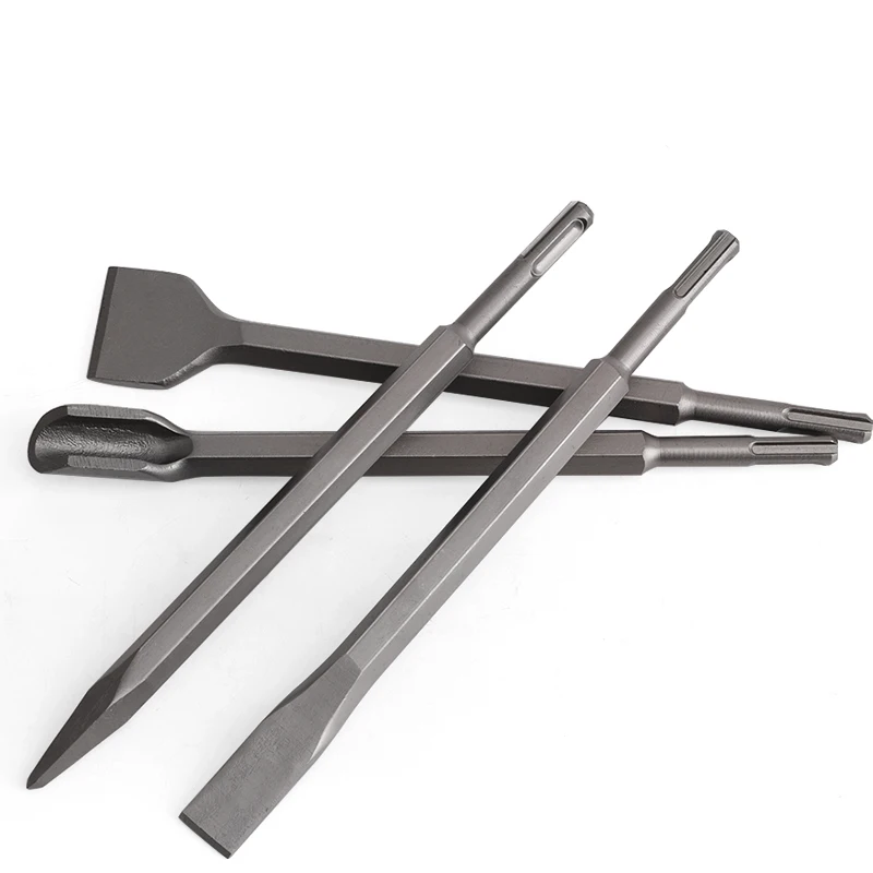 13pcs Diamond Drill Bit Set SDS Plus Hammer Drill Bits & Chisel for Masonry Concrete Work Twist Processed Kit